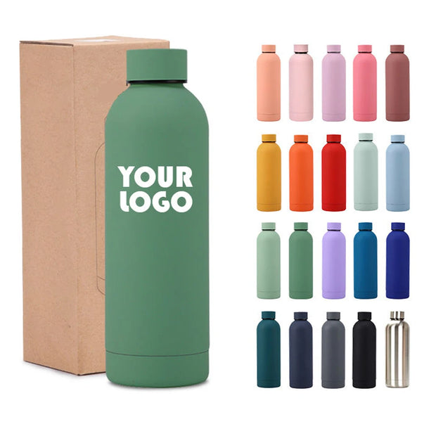 500ml Sport Water Bottle Drinking Bottle Thermal Vacuum Flask Water Flask for Souvenir Gifts